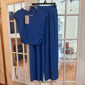 Chic Women's Blue Jumpsuit